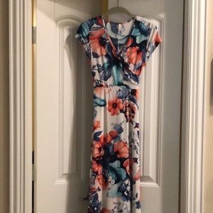 Maternity/NonMaternity Nursing Friendly Maxi Dress